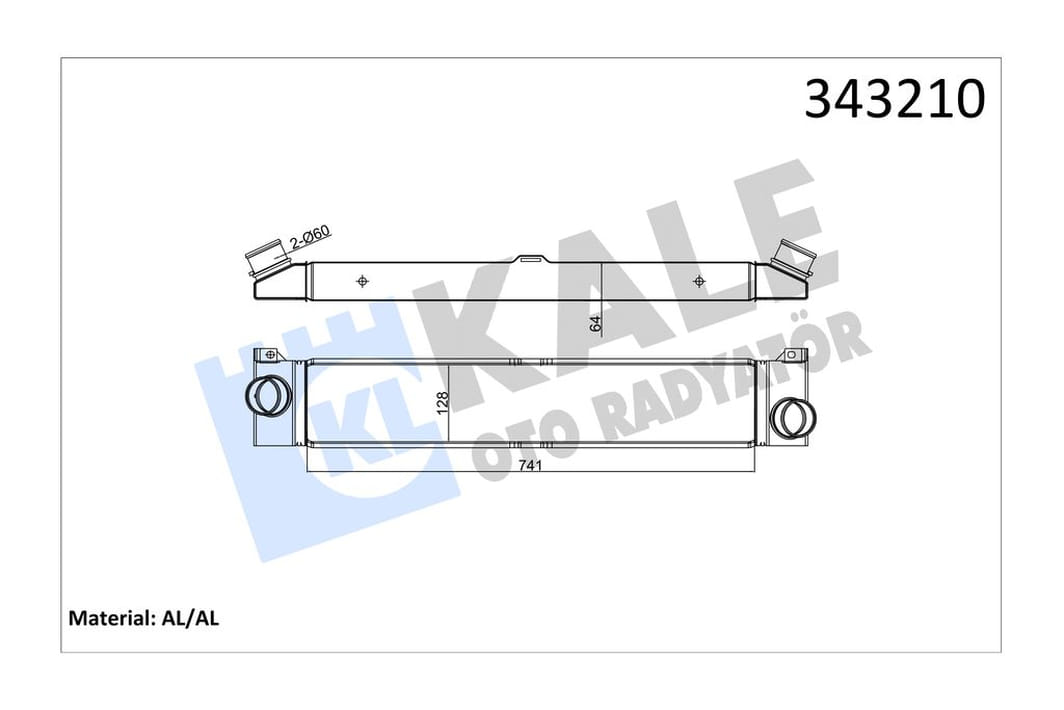 Радіатор інтеркулера citroen jumper/fiat ducato/peugeot boxer 2.0-3.0d 06-